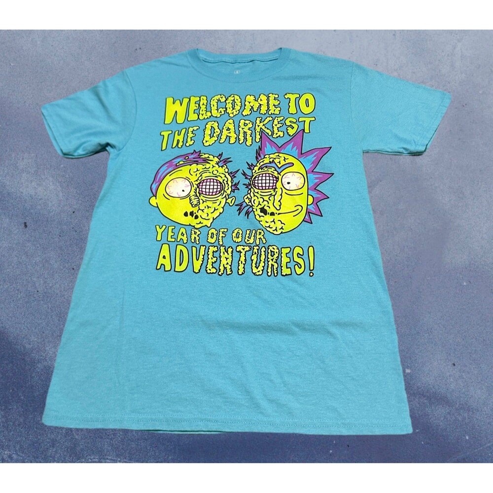 Rick and MorRick and Morty Welcome to the Darkest Year of Our Adventures T-Shirt